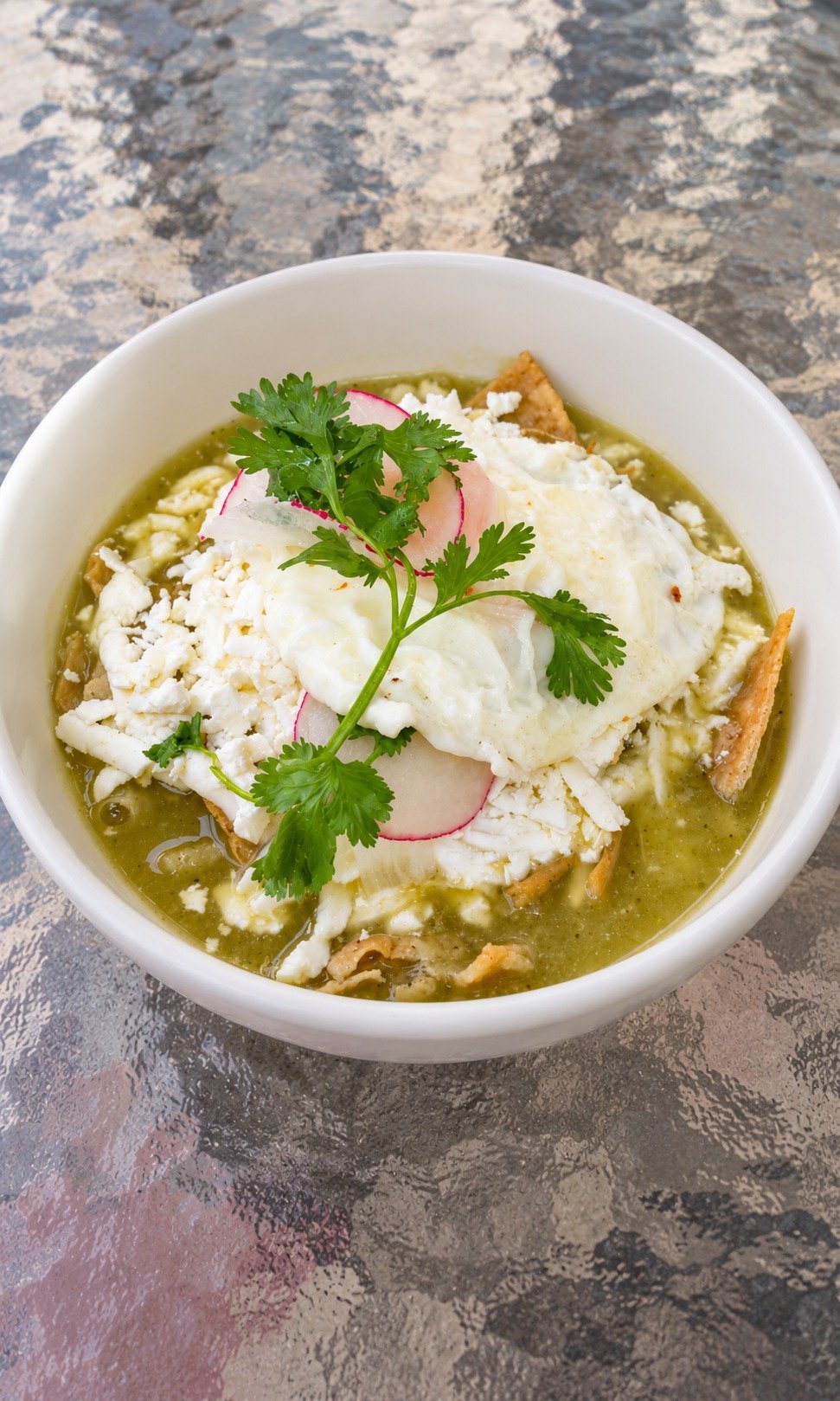 Chilaquiles verdes de Olivos