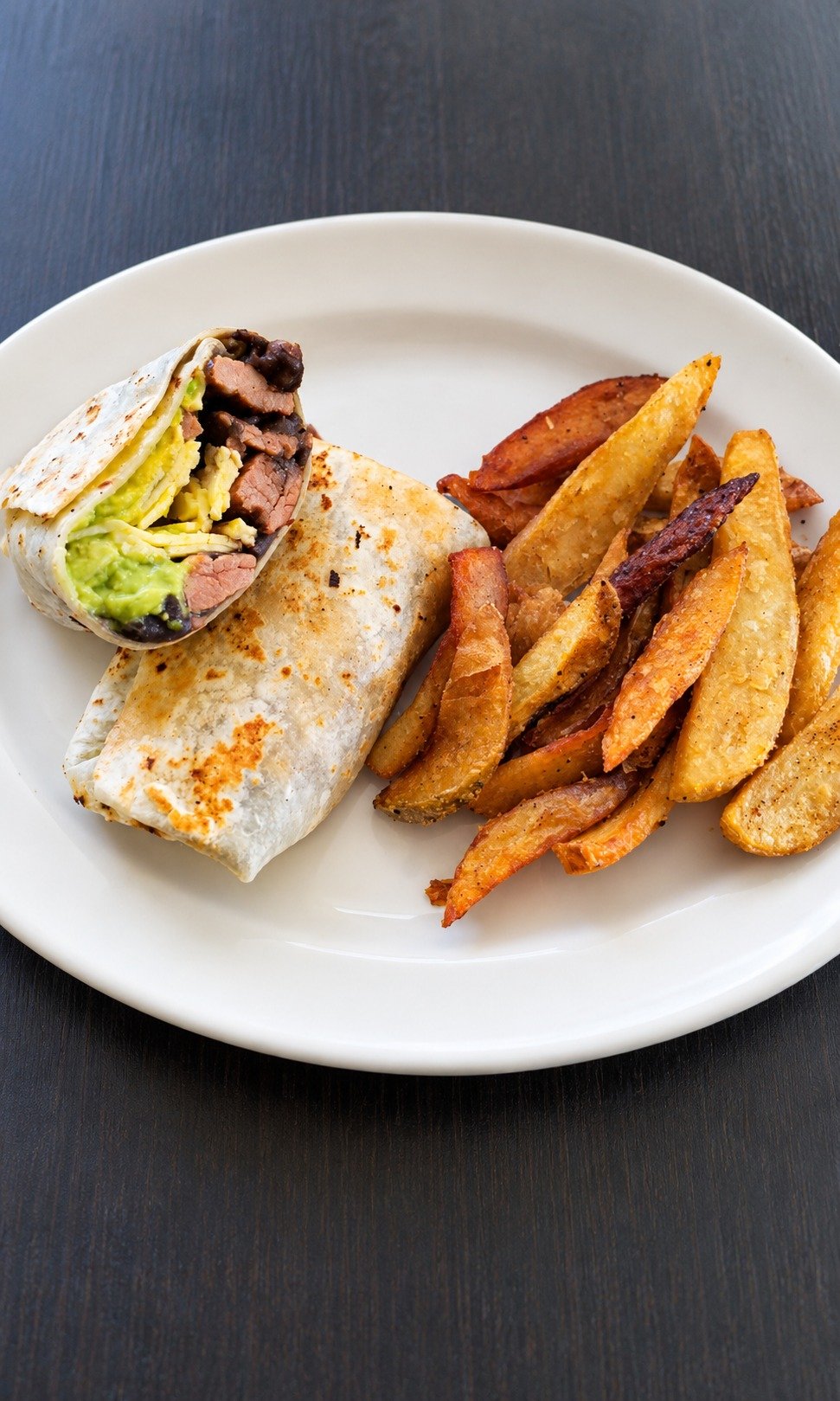 Wrap con papas de Olivos